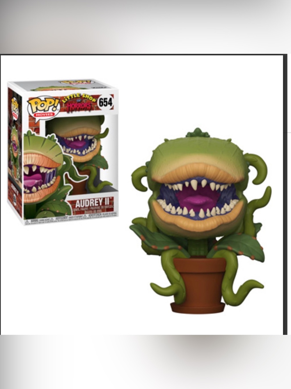 Vaulted 2018 New in Box Pop! Movies Little Shop Of Horrors “Audrey II” Funko Pop